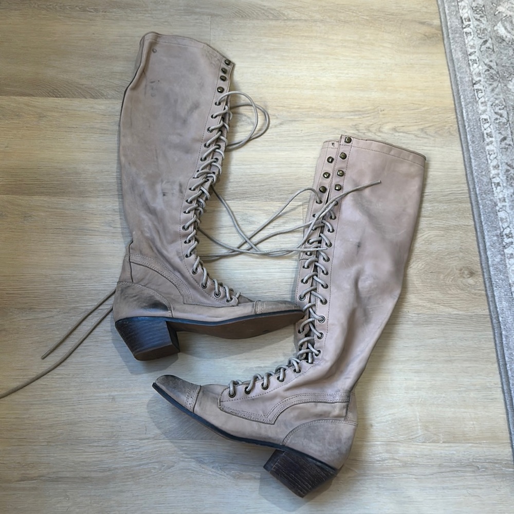 Jeffrey Campbell Lace up Boots